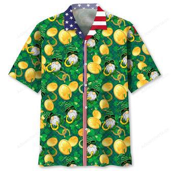 Gold Lucky Irish St.Patrick Day Hawaiian Shirt | Newhawaiianshirts AU