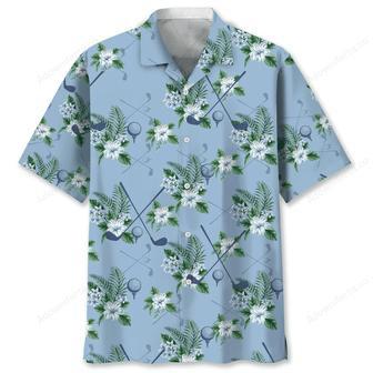 Golf Blue Tropical Hawaiian Shirt | Newhawaiianshirts DE