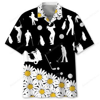 Golf Daisy Flower Hawaiian Shirt | Newhawaiianshirts AU