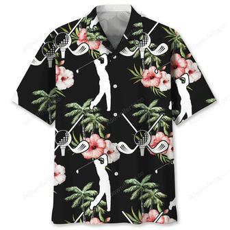 Golf Nature Flower Hawaiian Shirt | Newhawaiianshirts AU