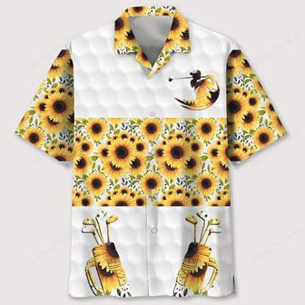 Golf Sunflower Hawaiian Shirt | Newhawaiianshirts UK