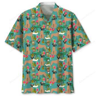 Great Dane Hawaiian Beach Hawaiian Shirt | Newhawaiianshirts UK