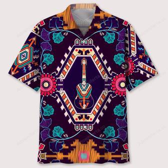 Guitar Bohemian Hawaiian Shirt | Newhawaiianshirts UK