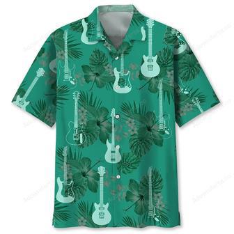 Guitar Kelly Green Hawaiian Shirt | Newhawaiianshirts UK