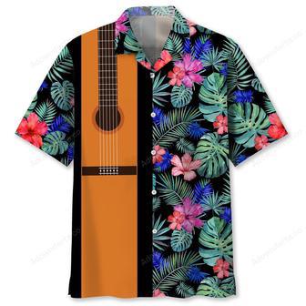 guitar tropical hawaii hawaiian shirt | Newhawaiianshirts AU