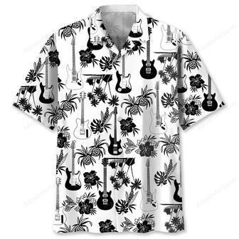 Guitar Tropical Hawaiian Shirt | Newhawaiianshirts DE