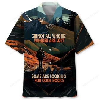 Hiking Looking For Cool Rocks Hawaiian Shirt | Newhawaiianshirts AU