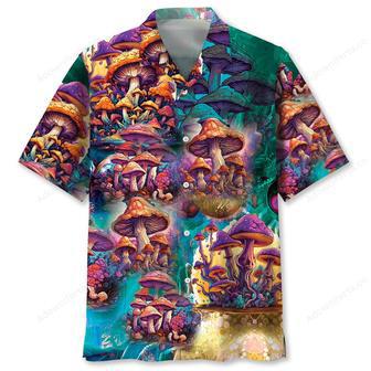 Hippie Mushroom Hawaiian Shirt | Newhawaiianshirts UK