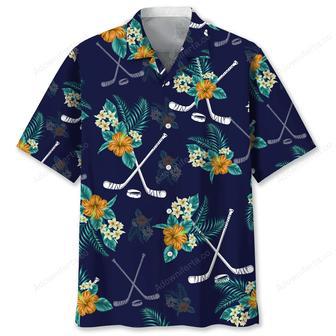 Hockey Hawaiian Tropical Hawaiian Shirt | Newhawaiianshirts DE