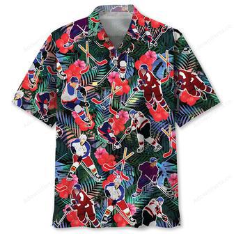 Hockey Tropical Hawaiian Shirt | Newhawaiianshirts DE