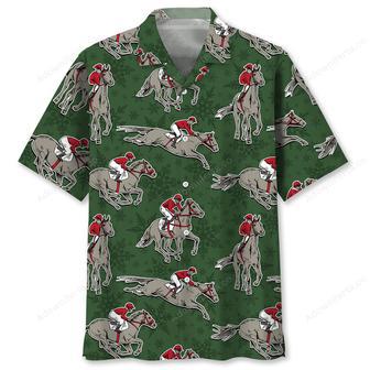 Horse Riding Christmas Hawaiian Shirt | Newhawaiianshirts UK