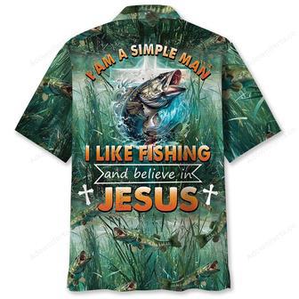 I Like Fishing And Believe In Jesus Hawaiian Shirt | Newhawaiianshirts AU