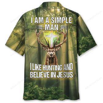 I Like Hunting And Believe In Jesus Hawaiian Shirt | Newhawaiianshirts UK