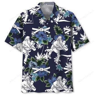 Judo Blue Nature Hawaiian Shirt | Newhawaiianshirts AU