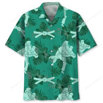 Judo Kelly Green Hawaiian Shirt | Newhawaiianshirts UK