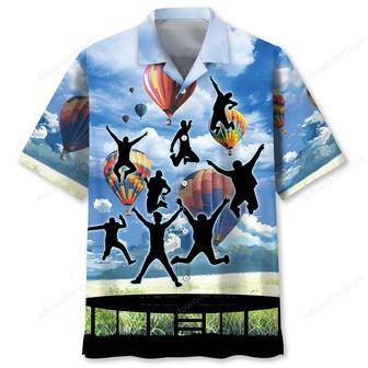 Jumping Trampoline Hawaiian Shirt Men | Newhawaiianshirts UK