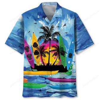 Kayaking Beach Hawaiian Shirt | Newhawaiianshirts UK