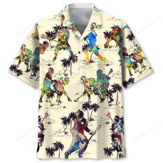 Lacrosse Beach Color Hawaiian Shirt | Newhawaiianshirts UK