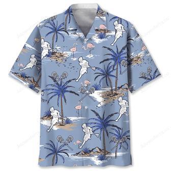 Lacrosse Blue Hawaiian Shirt | Newhawaiianshirts UK