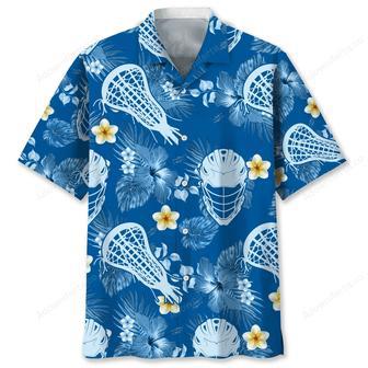 Lacrosse Blue Nature Hawaiian Shirt | Newhawaiianshirts UK