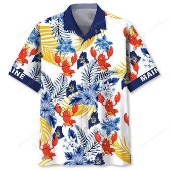 Maine State Proud Lobster Hawaiian Shirt | Newhawaiianshirts UK