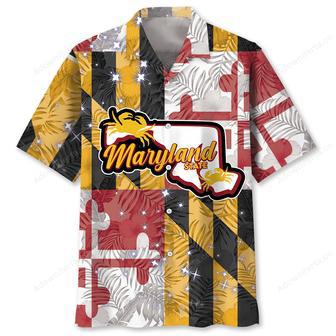 Maryland Proud Vintage Hawaiian Shirt | Newhawaiianshirts UK