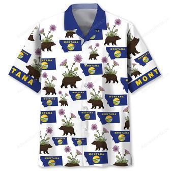 Montana State Proud Hawaiian Shirt | Newhawaiianshirts CA