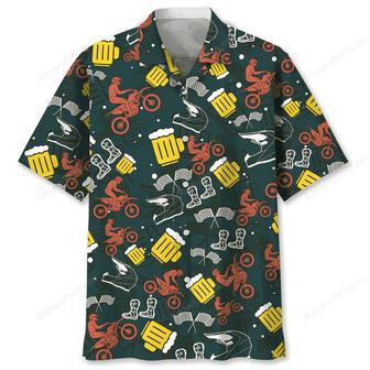 Motocross Beer Hawaiian Shirt | Newhawaiianshirts UK