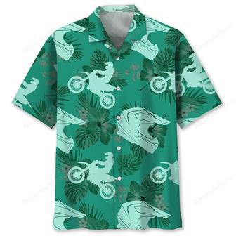 Motocross Kelly Green Hawaiian Shirt | Newhawaiianshirts DE