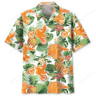 Motocross Pineapple Tropical Hawaiian Shirt | Newhawaiianshirts AU