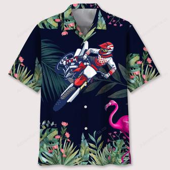 motocross tropical leaf hawaiian shirt | Newhawaiianshirts DE