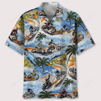 Motocross Vintage Hawaiian Shirt | Newhawaiianshirts UK