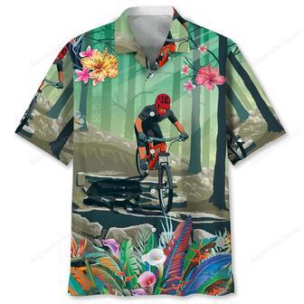 Mountain Bike Tropical Hawaiian Shirt | Newhawaiianshirts AU