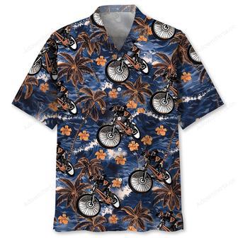 Mountain Bike Tropical Vintage Hawaiian Shirt | Newhawaiianshirts CA