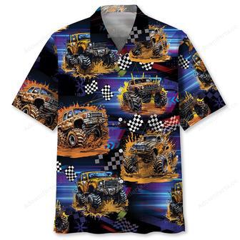 Mud Monster Truck Hawaiian Shirt | Newhawaiianshirts UK