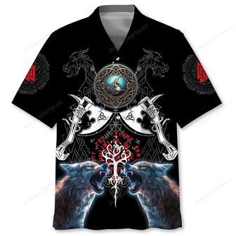 Mythology Viking Warrior Hawaiian Shirt | Newhawaiianshirts AU