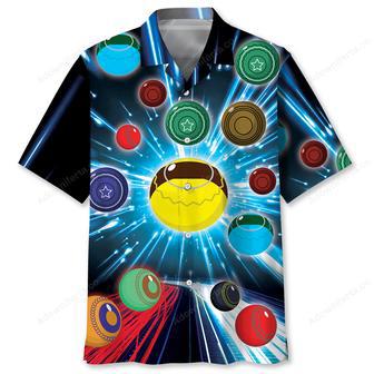 Neon Galaxy Lawn Bowl Hawaiian Shirt | Newhawaiianshirts UK