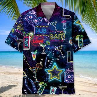 Neon Style Bartender Hawaiian Shirt | Newhawaiianshirts UK