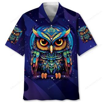 Night Owl Art Hawaiian Shirt | Newhawaiianshirts UK