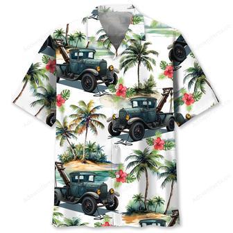 Old Tow Truck Hawaiian Shirt | Newhawaiianshirts DE