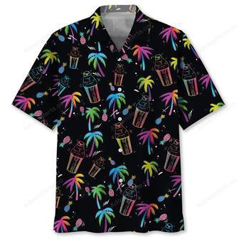 Palm Tree Shaker Bartender Hawaiian Shirt | Newhawaiianshirts AU