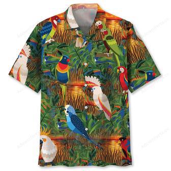 Parrot Sunset Marsh Hawaiian Shirt | Newhawaiianshirts AU