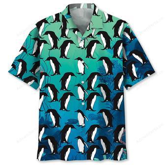 Penguins Ocean Hawaiian Shirt | Newhawaiianshirts CA