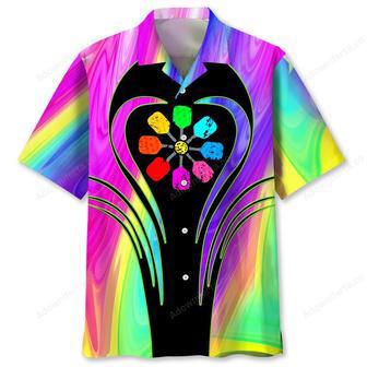 Pickleball Color Hawaiian Shirt | Newhawaiianshirts UK