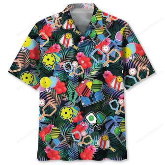 Pickleball Tropical Hawaiian Shirt | Newhawaiianshirts DE