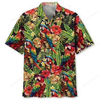 Pirate Parrot Tropical Hawaiian Shirt | Newhawaiianshirts DE