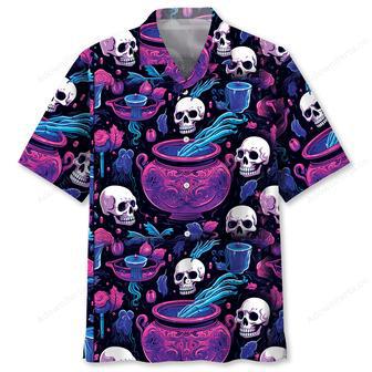 Poisoned Skull Hawaiian Shirt | Newhawaiianshirts UK