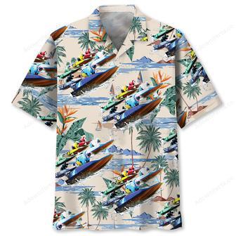 Power Boat Racing Hawaiian Shirt | Newhawaiianshirts UK