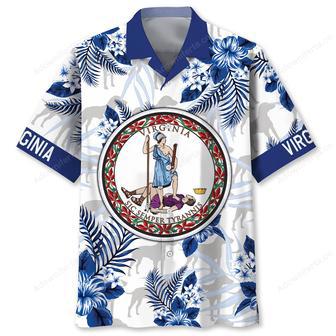 Proud Virginia State Hawaiian Shirt | Newhawaiianshirts AU