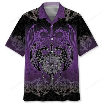 Purple Dragon Hawaiian Shirt | Newhawaiianshirts UK